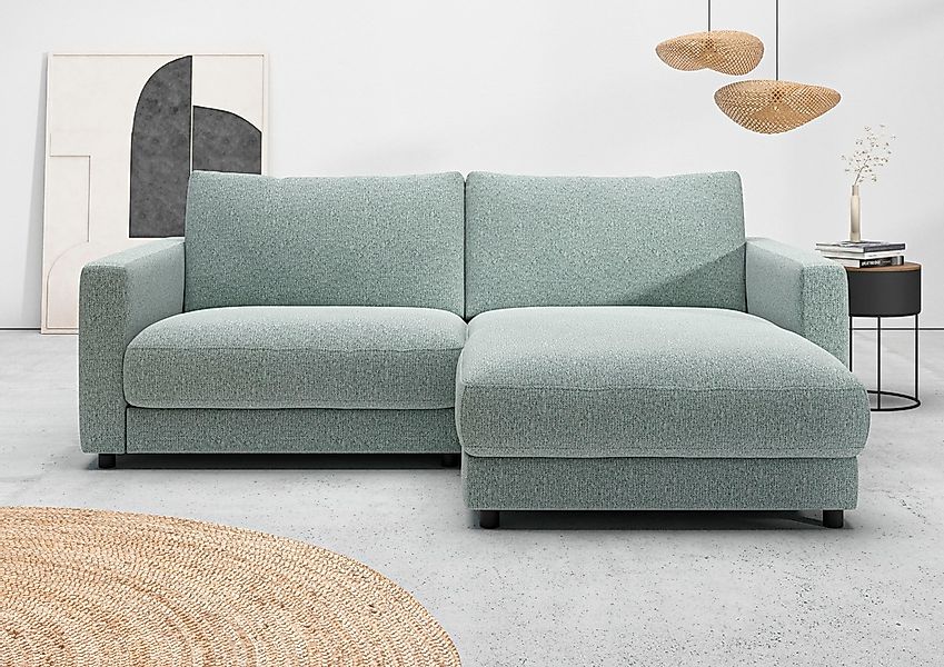 Home affaire Ecksofa "Ecksofa Jiro, L-Form, große Sitztiefe, Breite 226 cm" günstig online kaufen