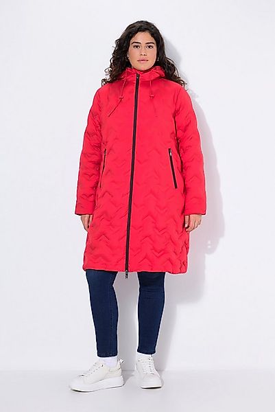 Ulla Popken Wintermantel HYPRAR Steppmantel wasserabweisend A-Linie Kapuze günstig online kaufen