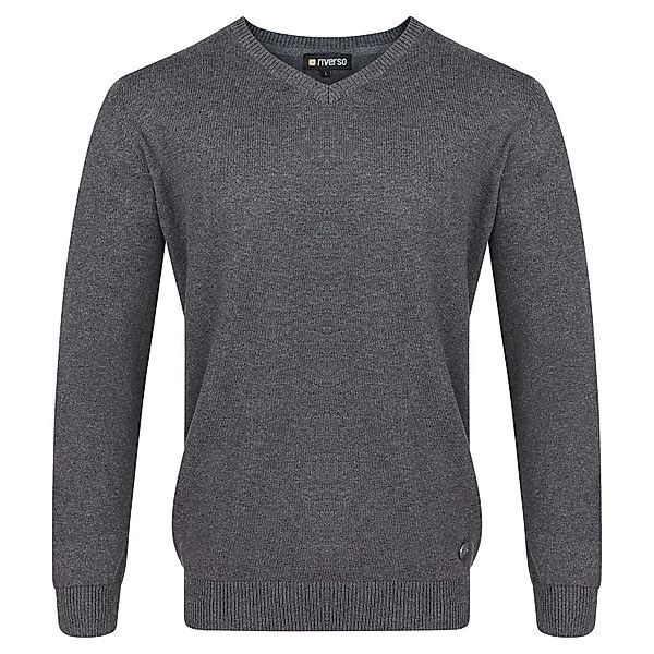 riverso Sweatshirt Herren V-Neck Pullover RIVEmil günstig online kaufen
