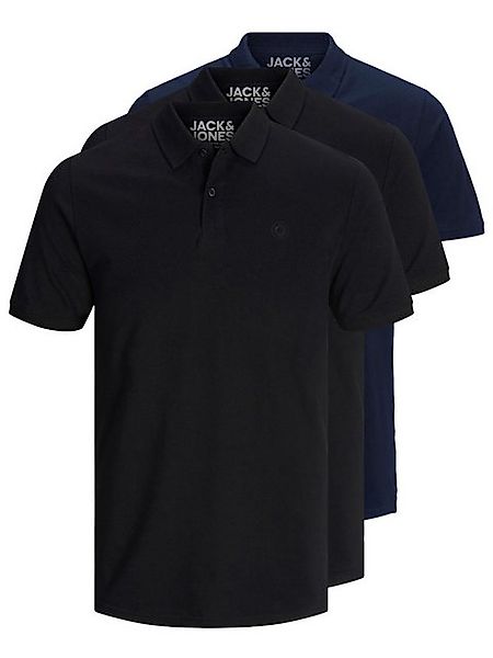 Jack & Jones Poloshirt Basic (3-tlg., 3er Pack) slimfit / figurbetont gesch günstig online kaufen