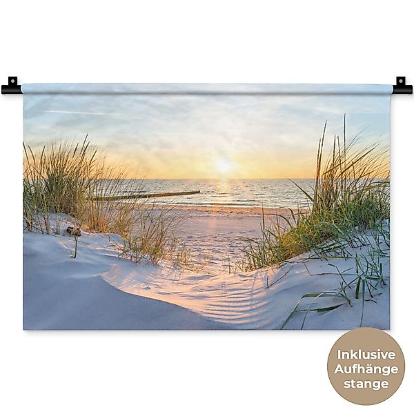 MuchoWow Wandteppich Strand - Sonne - günstig online kaufen
