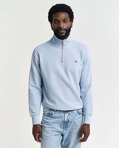 Gant Sweatshirt REG SHIELD HALF ZIP SWEAT mit Logostickerei auf der Brust günstig online kaufen
