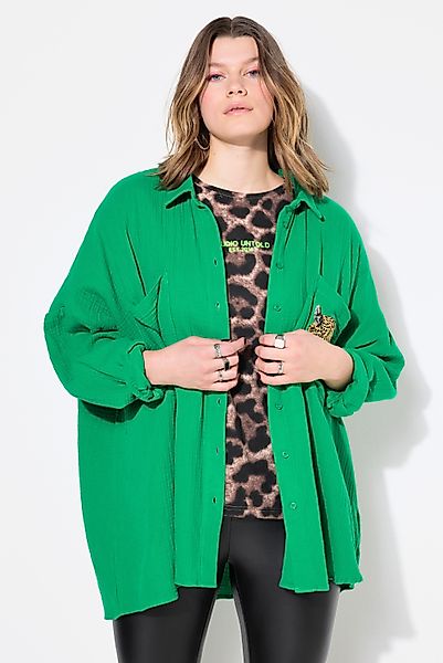 Studio Untold Hemdbluse Musselin Bluse oversized günstig online kaufen