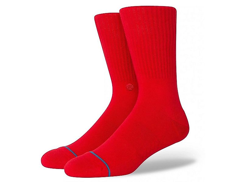 Stance Socken Tagessocke Crew Icon (verstärkte Fersen- und Zehenpartie) rot günstig online kaufen