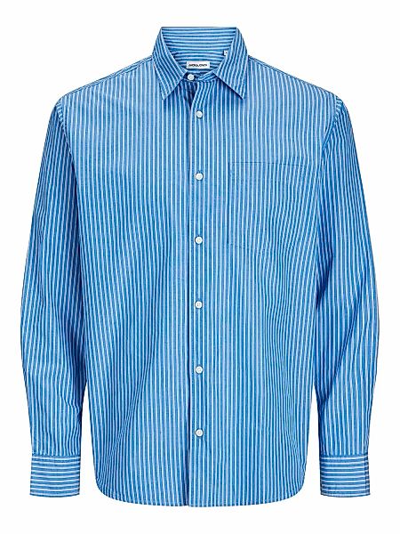 Jack & Jones Langarmhemd "JJECODY POPLIN SHIRT LS SN", mit Streifen Muster günstig online kaufen