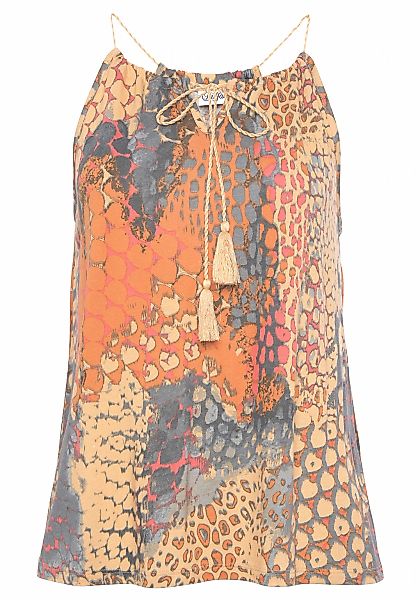 Buffalo Strandtop, mit Animalprint, leichtes Blusentop, figurbetont günstig online kaufen