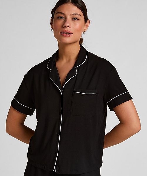 Hunkemöller Pyjama Essential Jersey Short-Sleeved Jacket günstig online kaufen