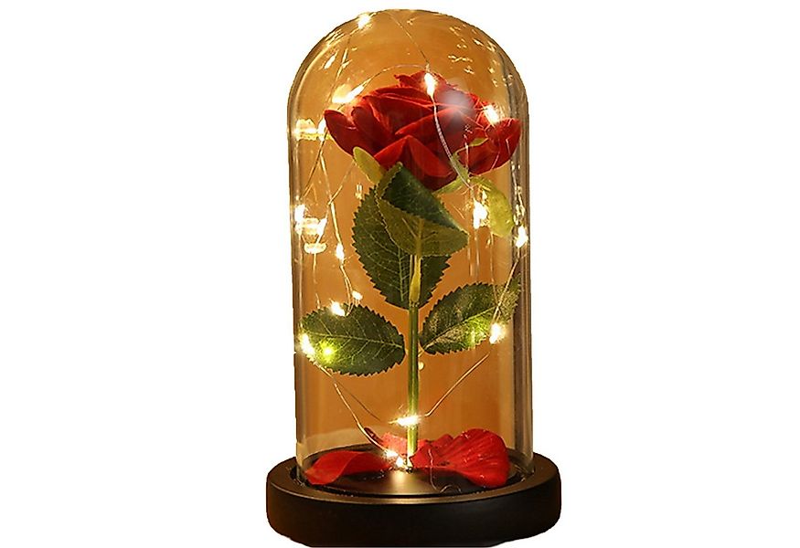KINSI LED Dekolicht LED Rose Lampe,Romantische Stimmungsleuchte,Schreibtisc günstig online kaufen