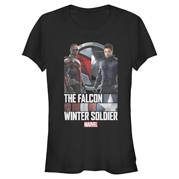 Marvel - The Falcon and the Winter Soldier - Gruppe Photo Real - Frauen T-S günstig online kaufen