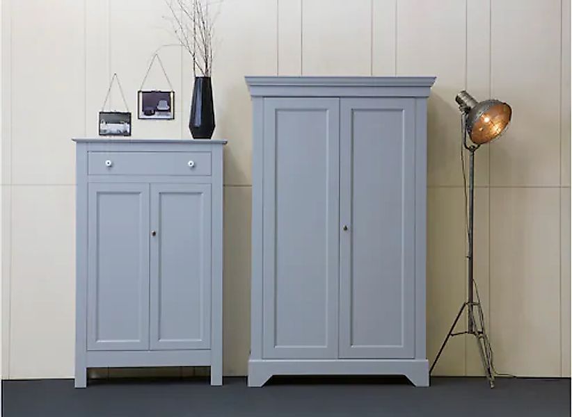 WOOOD Garderobenschrank »Isabel«, mit 4 Fachböden, H 191 cm x B 118 cm günstig online kaufen