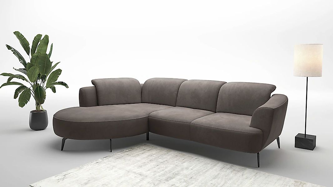 sit&more Ecksofa "Zoe", ink.Sitztiefenverstellung, wahlweise mit Kopfteilve günstig online kaufen