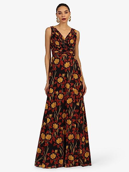Kraimod Abendkleid mit Plisseefalten und floralem Muster günstig online kaufen