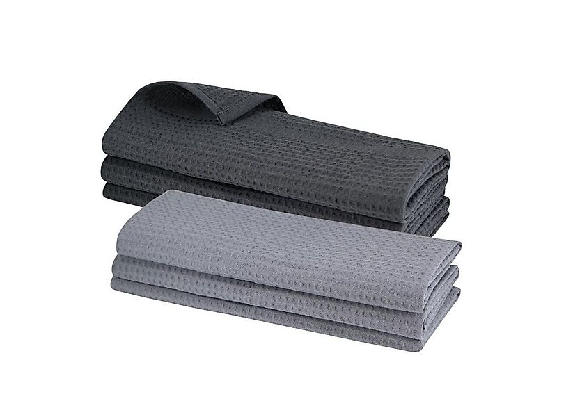 Engelland Geschirrtuch Poliertuch, (Vorteils-Set, 6-tlg., Waffel-Pique), 10 günstig online kaufen