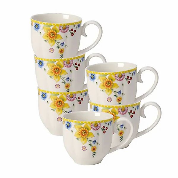Villeroy & Boch Tasse »Kaffeetassen Spring Awakening 230 ml 6er Set bunt« günstig online kaufen