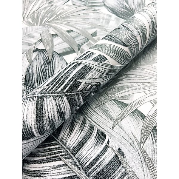 Newroom Vliestapete Raven Grey Dschungel Modern FSC® günstig online kaufen