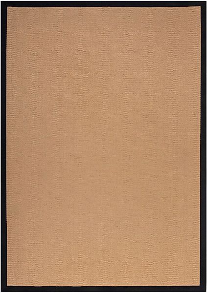 FLAIR RUGS Teppich "Kira mit Fischgrätmuster, aus Jute" rechteckig 3 mm Höh günstig online kaufen