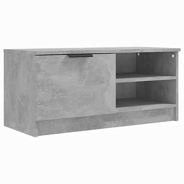 furnicato TV-Schrank Betongrau 80x35x36,5 cm Holzwerkstoff (1-St) günstig online kaufen