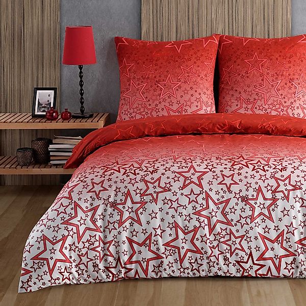 Buymax Bettwäsche Bettbezug-Set, Renforce: 100% Baumwolle, 2 teilig, 155x22 günstig online kaufen