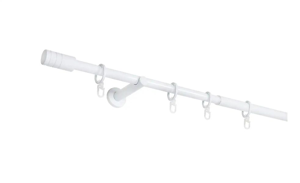 Mydeco Teleskopgarnitur rillcube   ¦ weiß ¦ Stahl ¦ Maße (cm): B: 2,5 H: 2, günstig online kaufen