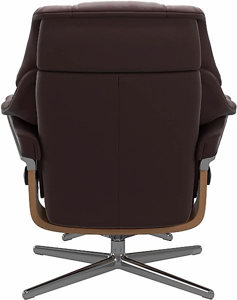Stressless Fußhocker "Reno" mit Cross Base, Größe S, M & L, Holzakzent Eich günstig online kaufen