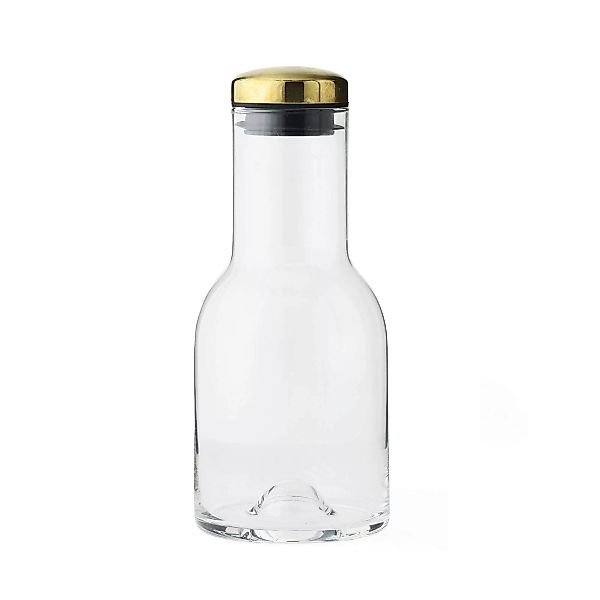 Menu - Bottle Karaffe mit Deckel 0.5L - messing/transparent/H 17,9cm, Ø 8cm günstig online kaufen