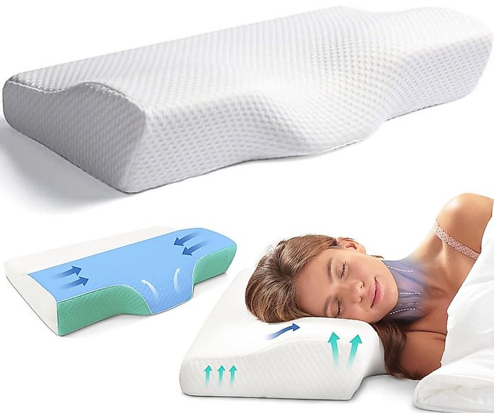 SURFOU Nackenstützkissen Seitenschläferkissen Nackenkissen Ergonomisches ko günstig online kaufen