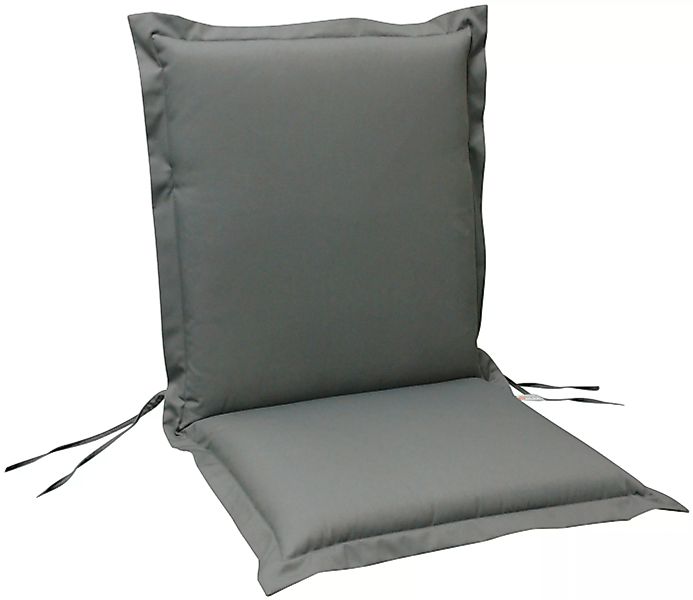 indoba® 6 x Sitzauflage Niederlehner Premium  95°C vollwaschbar Grau 100x50 günstig online kaufen