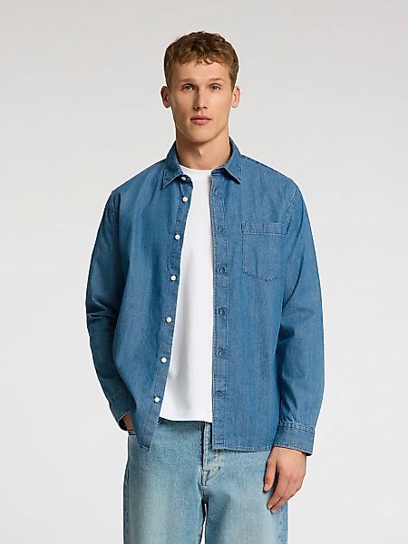 SELECTED HOMME Langarmhemd "SLHREGCARLO DENIM LS SHIRT NOOS" günstig online kaufen