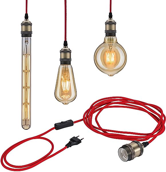 Paulmann Pendelleuchte Eldar, Ein-/Ausschalter, ohne Leuchtmittel, günstig online kaufen