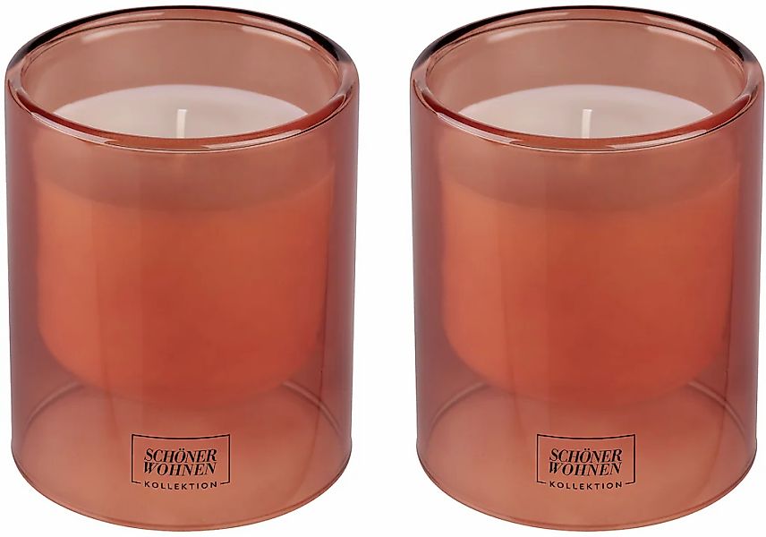 SCHÖNER WOHNEN Kollektion Duftkerze   ¦ braun ¦ Glas,Wachs ¦ Maße (cm): H: günstig online kaufen