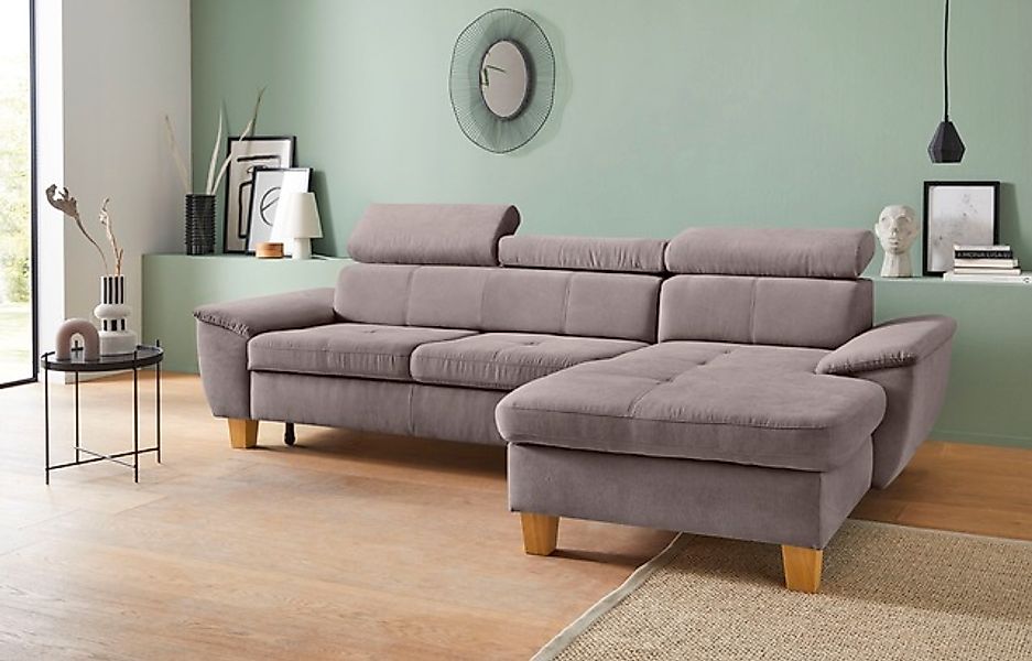 exxpo - sofa fashion Ecksofa »Enya, aufwendige Detailverarbeitung, hoher Si günstig online kaufen
