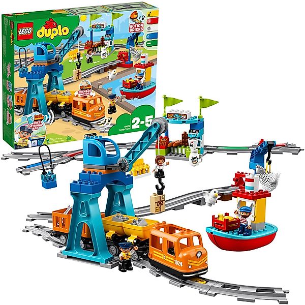 LEGO® LEGO DUPLO Güterzug, Konstruktionsspielzeug Spielbausteine günstig online kaufen
