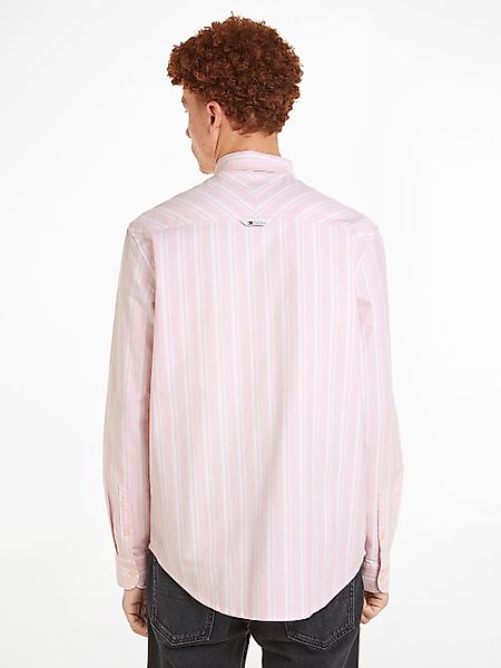 Tommy Jeans Langarmhemd "TJM REG OXFORD STRIPE SHIRT", mit Brusttasche günstig online kaufen