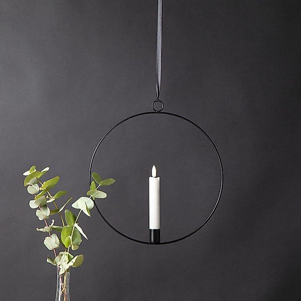 STAR TRADING LED Dekolicht Flamme Ring, LED Lichterkranz Flamme Ring, schwa günstig online kaufen