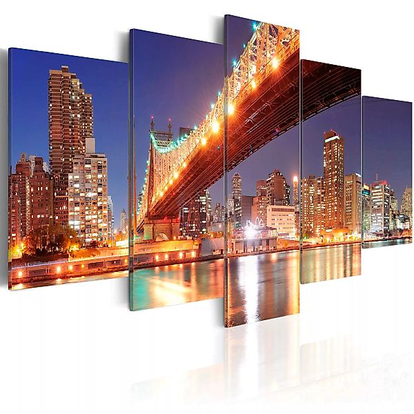 Wandbild - Goldene Reflexe - New York günstig online kaufen