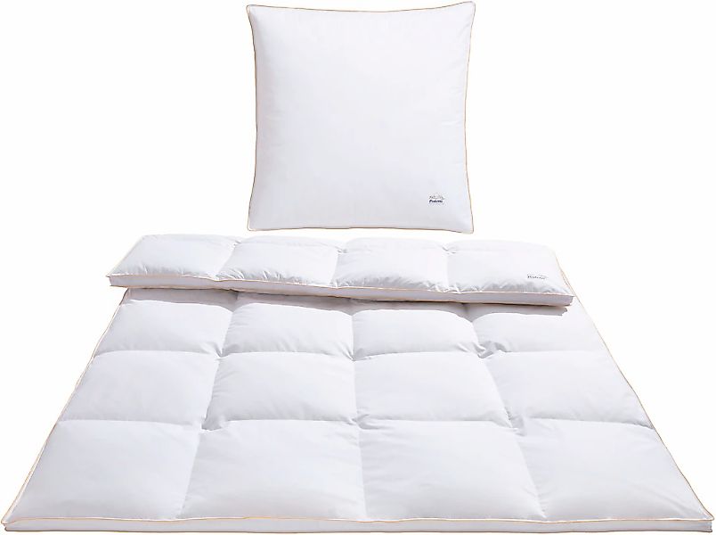 Balette Daunenbettdecke + Kopfkissen "140 Jahre Balette, in 5 Wärmeklassen, günstig online kaufen