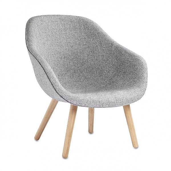 HAY - About a Lounge Chair AAL 82 Sessel - hellgrau/Stoff Hallingdal 130/Si günstig online kaufen
