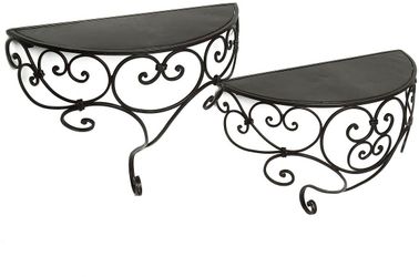 Ambiente Haus Deko-Wandregal Wandregal-Set aus Eisen günstig online kaufen