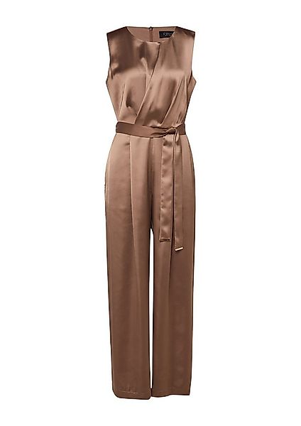 s.Oliver Jumpsuit Overall Ärmelloser Satin-Jumpsuit mit Faltendetails günstig online kaufen