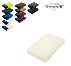 EXKLUSIV HEIMTEXTIL Spannbettlaken Frottee Spannbettlaken Rundumgummizug günstig online kaufen