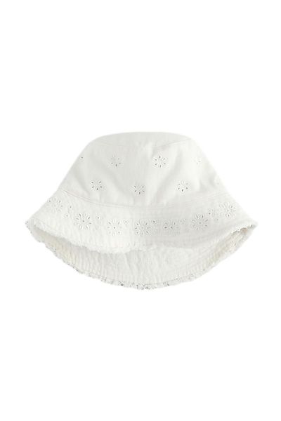 Next Fischerhut Fischerhut mit Blumen-Lochstickerei aus günstig online kaufen