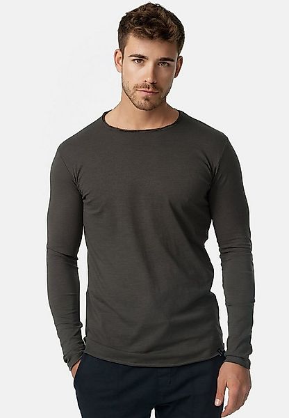Indicode Langarmshirt Herren Willbur Longsleeve Shirt Herrenshirt Longsleev günstig online kaufen