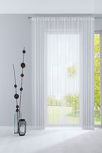 Gardinenbox Gardine, (1 St), Polyester, Fadengardine günstig online kaufen