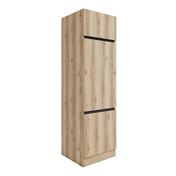 Optifit Küchen-Hochschrank 60 x 206,8 x 57,1 cm Kaya290 Wildeiche Nachbildu günstig online kaufen