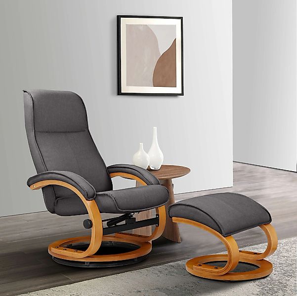 Home affaire Relaxsessel "Paris, TV-Sessel mit Hocker und manueller Liegefu günstig online kaufen