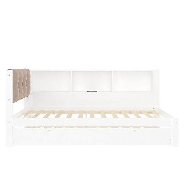Gotagee Schlafsofa Schlafsofa 90x200 cm Einzelbett mit ausziehbarem Kopftei günstig online kaufen