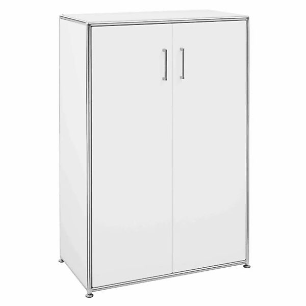 BOSSE SOLUTIONS Highboard | Weiß | Flügeltüren günstig online kaufen