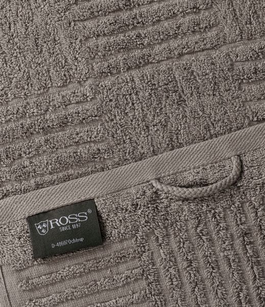 ROSS Duschtuch "CARRE" 100% Baumwolle, Rippenstruktur, große Farbauswahl günstig online kaufen