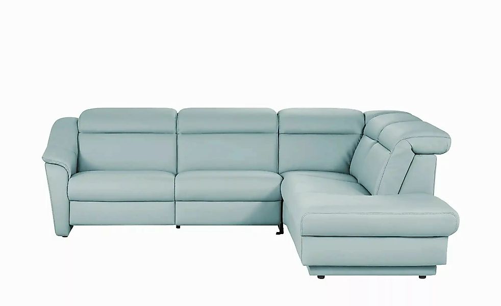 himolla Ecksofa Leder  9707 ¦ blau ¦ Maße (cm): B: 275 H: 84 T: 245 Polster günstig online kaufen