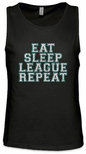 Urban Backwoods Tanktop Eat Sleep League Repeat Ärmelloses T-Shirt Gamer Ga günstig online kaufen